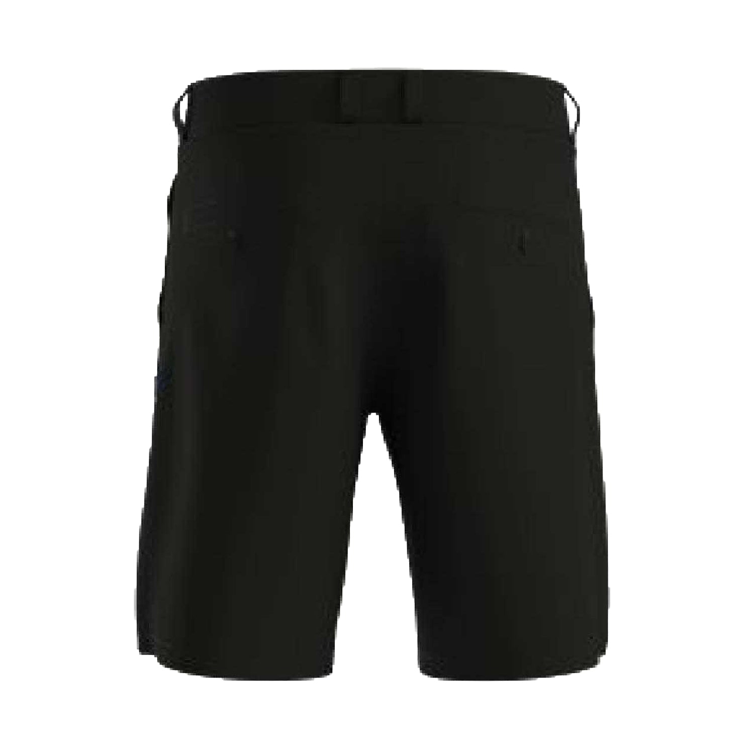 Black - Back - Hugo Mens Dante242 Cotton Twill Regular Shorts
