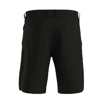 Black - Back - Hugo Mens Dante242 Cotton Twill Regular Shorts