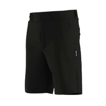 Black - Side - Hugo Mens Dante242 Cotton Twill Regular Shorts