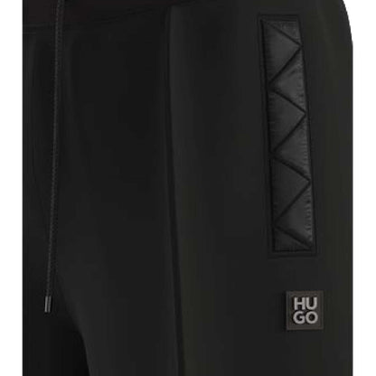 Black - Lifestyle - Hugo Mens Dilmos Pintuck Shorts