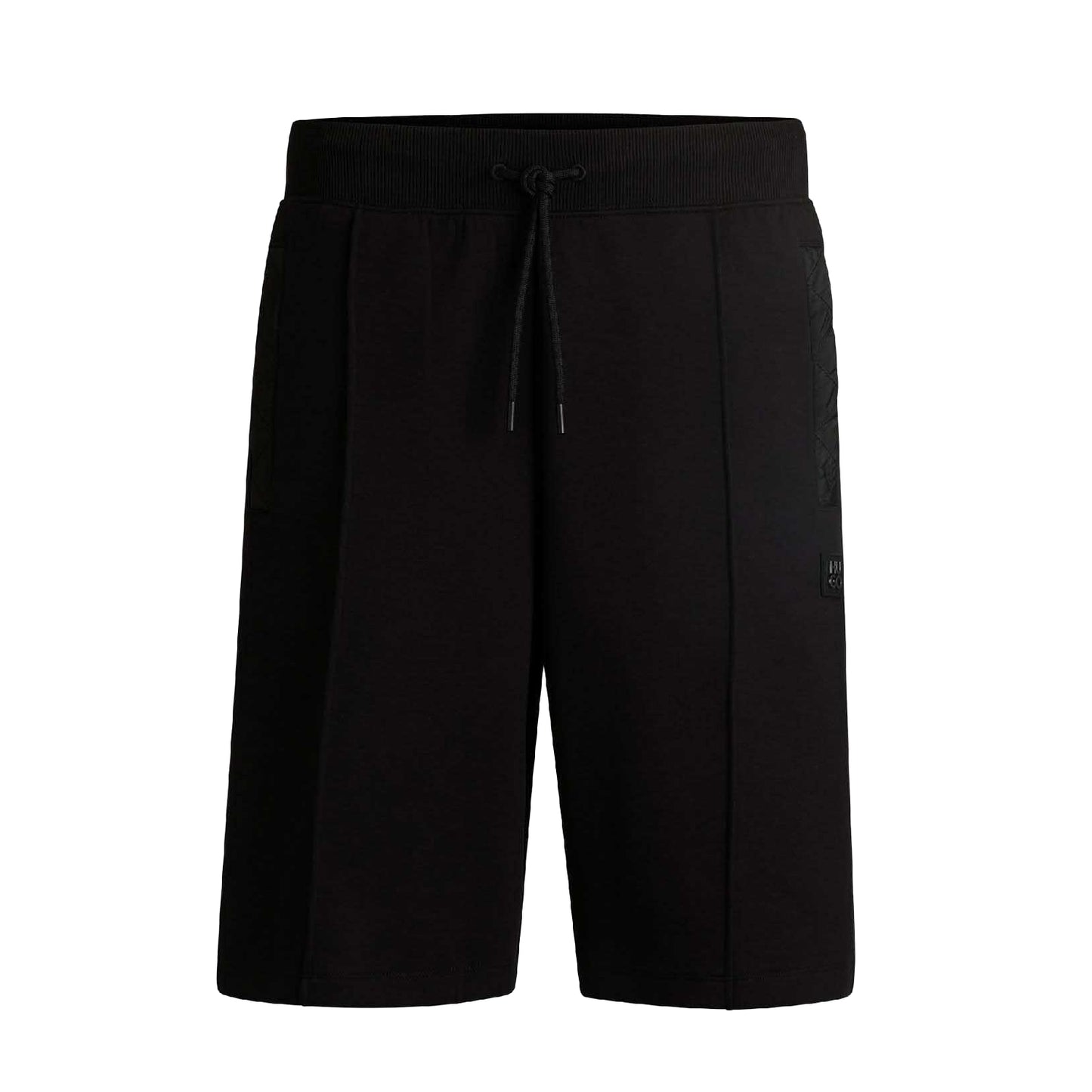 Black - Front - Hugo Mens Dilmos Pintuck Shorts