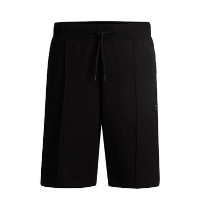 Black - Front - Hugo Mens Dilmos Pintuck Shorts