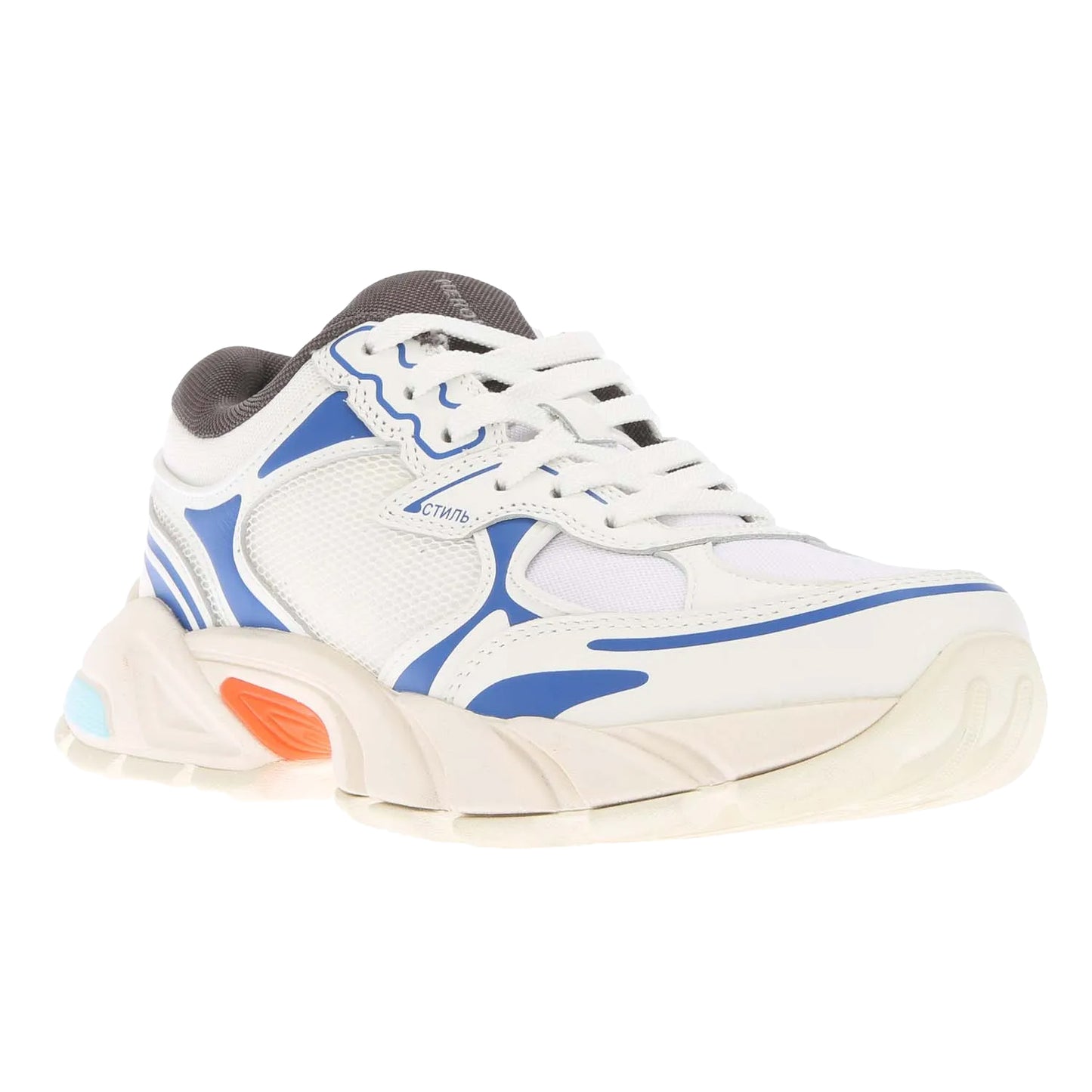 White-Blue-Orange - Front - Heron Preston Womens-Ladies Block Stepper Trainers
