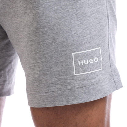 Grey - Lifestyle - Hugo Mens Laze Logo Shorts
