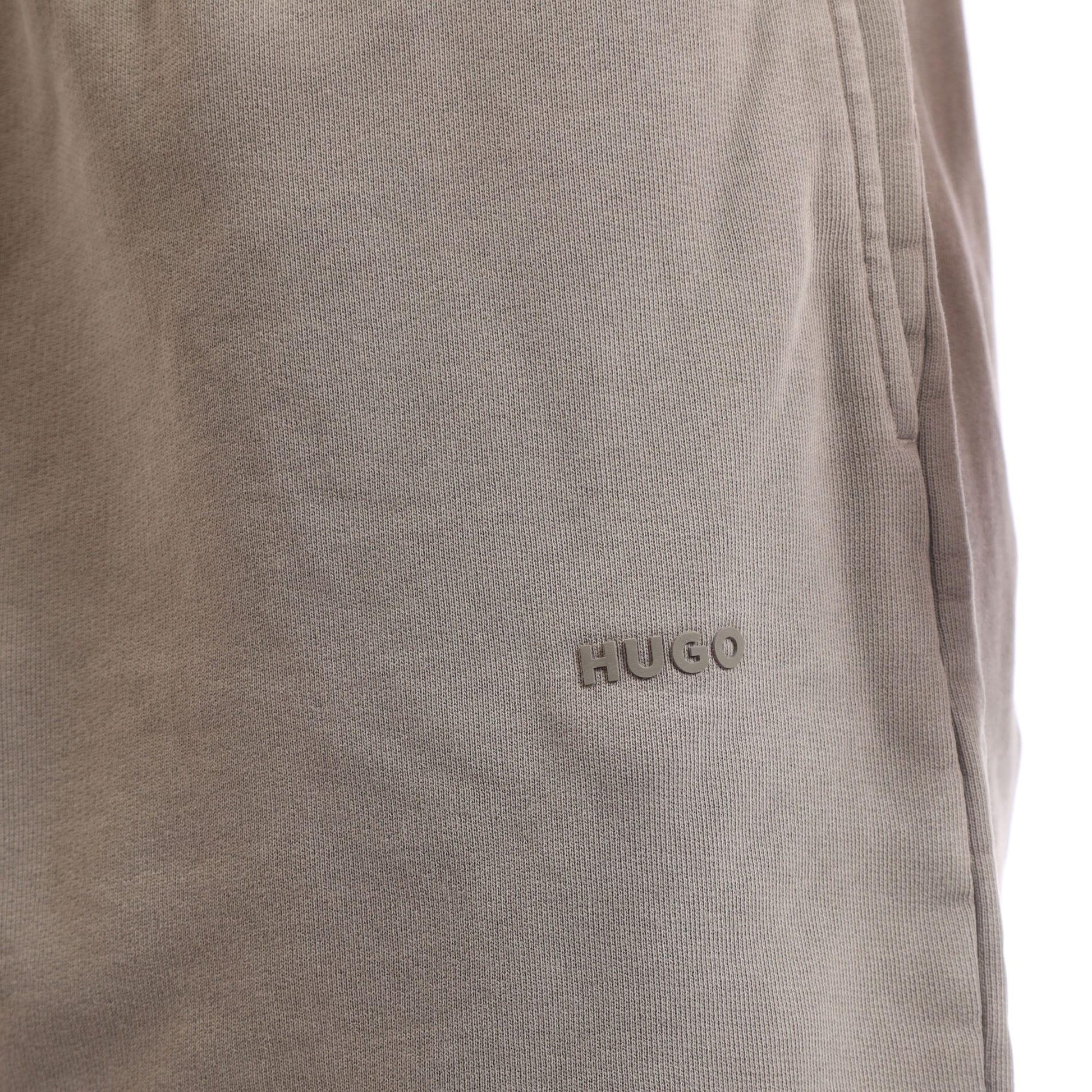 Brown - Lifestyle - Hugo Mens Dupaly Cotton Shorts