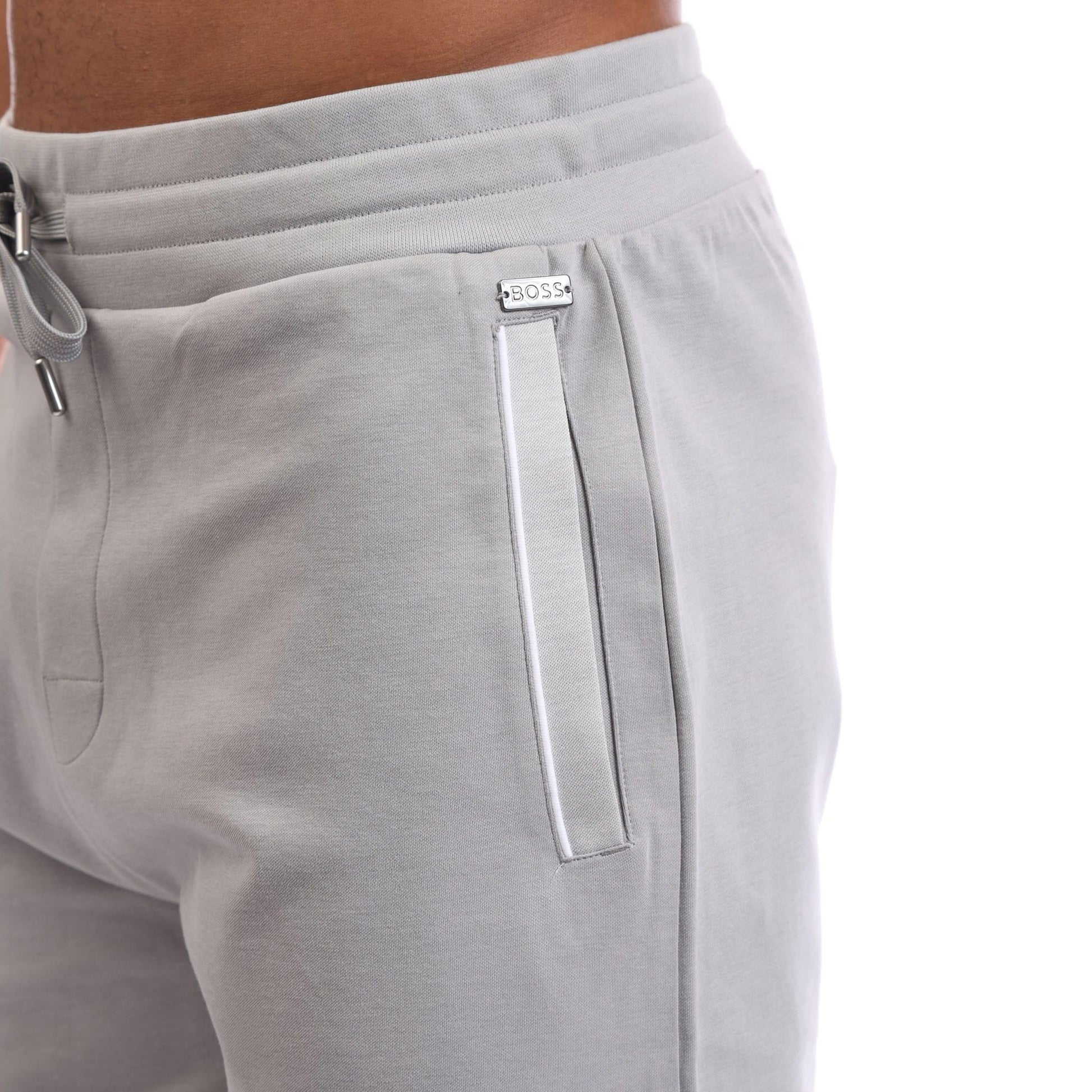 Grey - Lifestyle - Boss Mens Cotton Blend Shorts