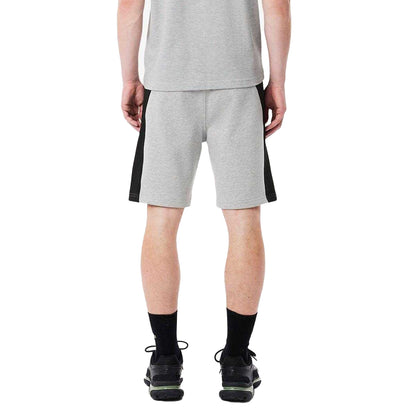 Grey - Back - Lacoste Mens Fleece Colour Block Shorts