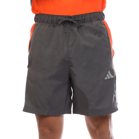 Grey - Front - Adidas Mens Tech Shorts