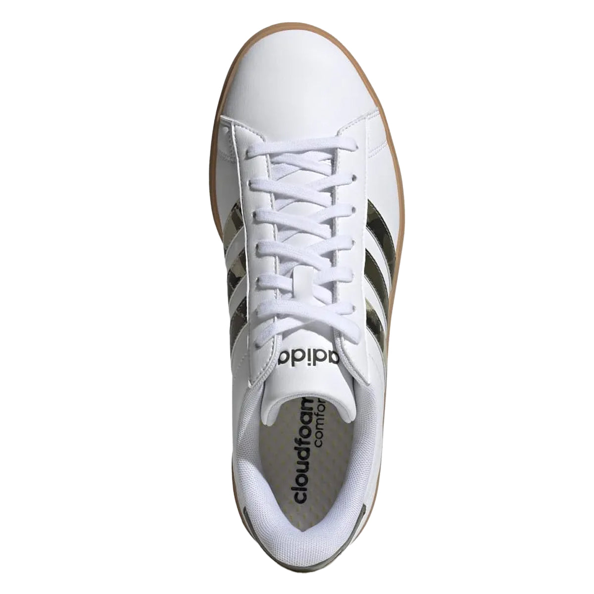 White - Lifestyle - Adidas Mens Grand Court 2.0 Trainers