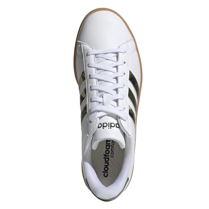 White - Lifestyle - Adidas Mens Grand Court 2.0 Trainers
