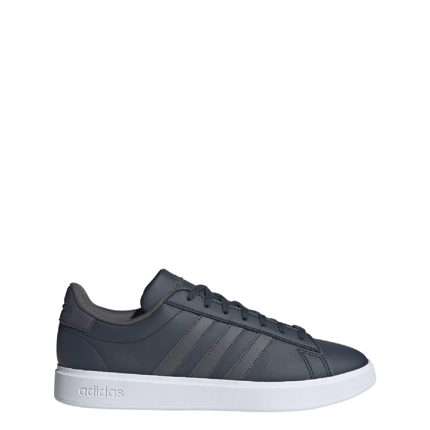 Ink-Grey-White - Back - Adidas Mens Grand Court 2.0 Trainers