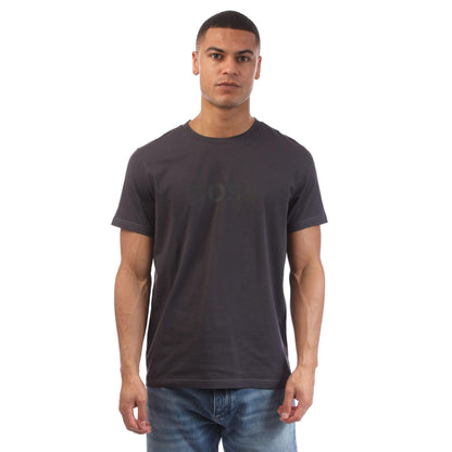 Grey - Front - Boss Mens Beach T-Shirt