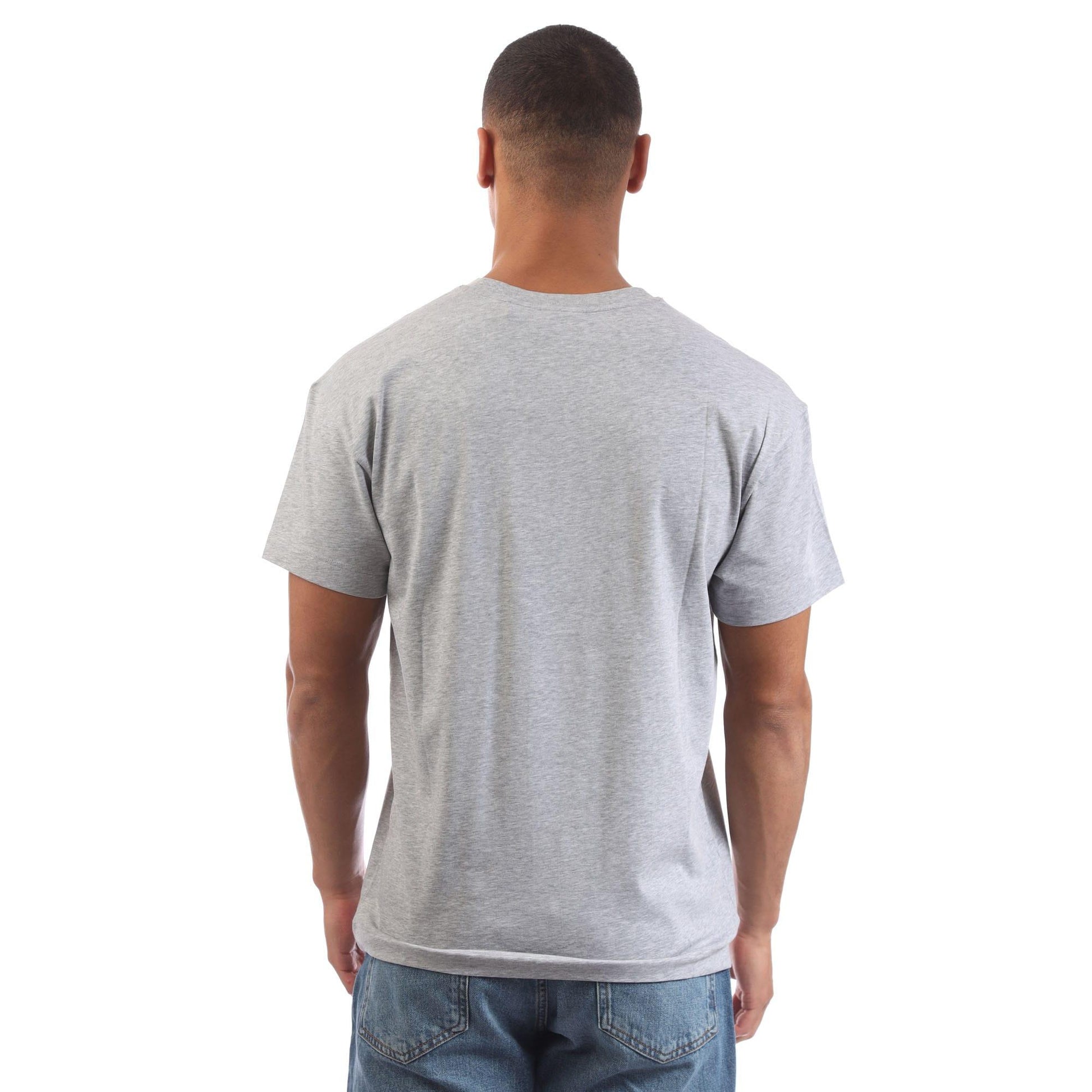 Grey - Back - Hugo Mens Laze Lounge T-Shirt