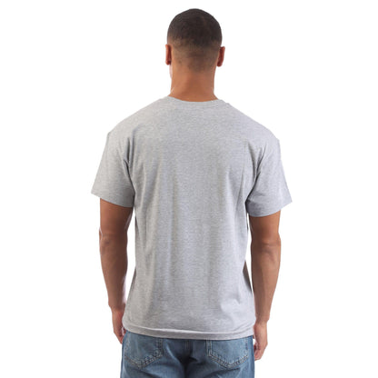 Grey - Back - Hugo Mens Laze Lounge T-Shirt