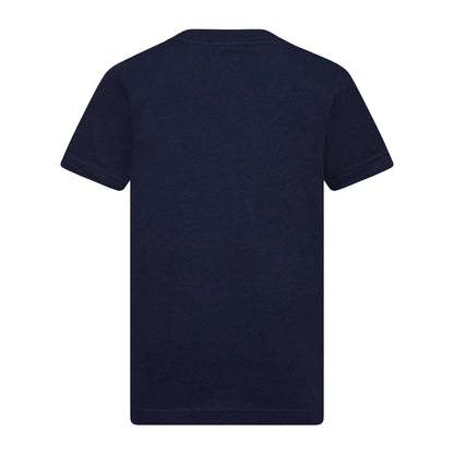 Navy - Back - Nike Childrens-Kids Swoosh T-Shirt