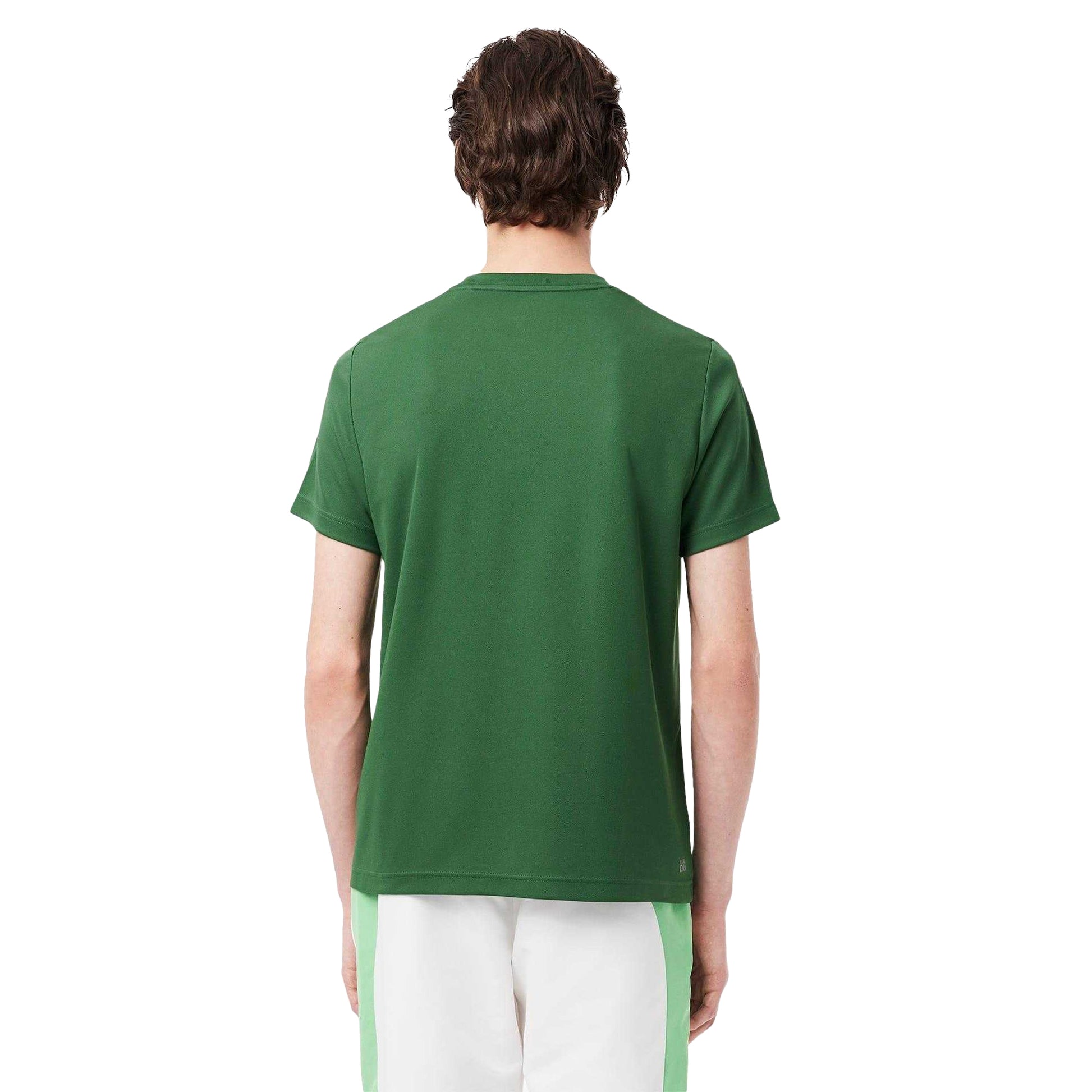 Green - Back - Lacoste Mens Colour Block T-Shirt
