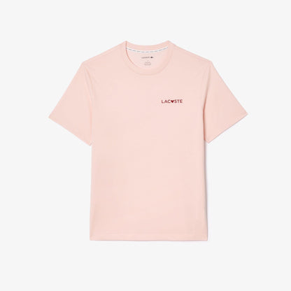 Pink - Front - Lacoste Mens Valentines Lounge T-Shirt