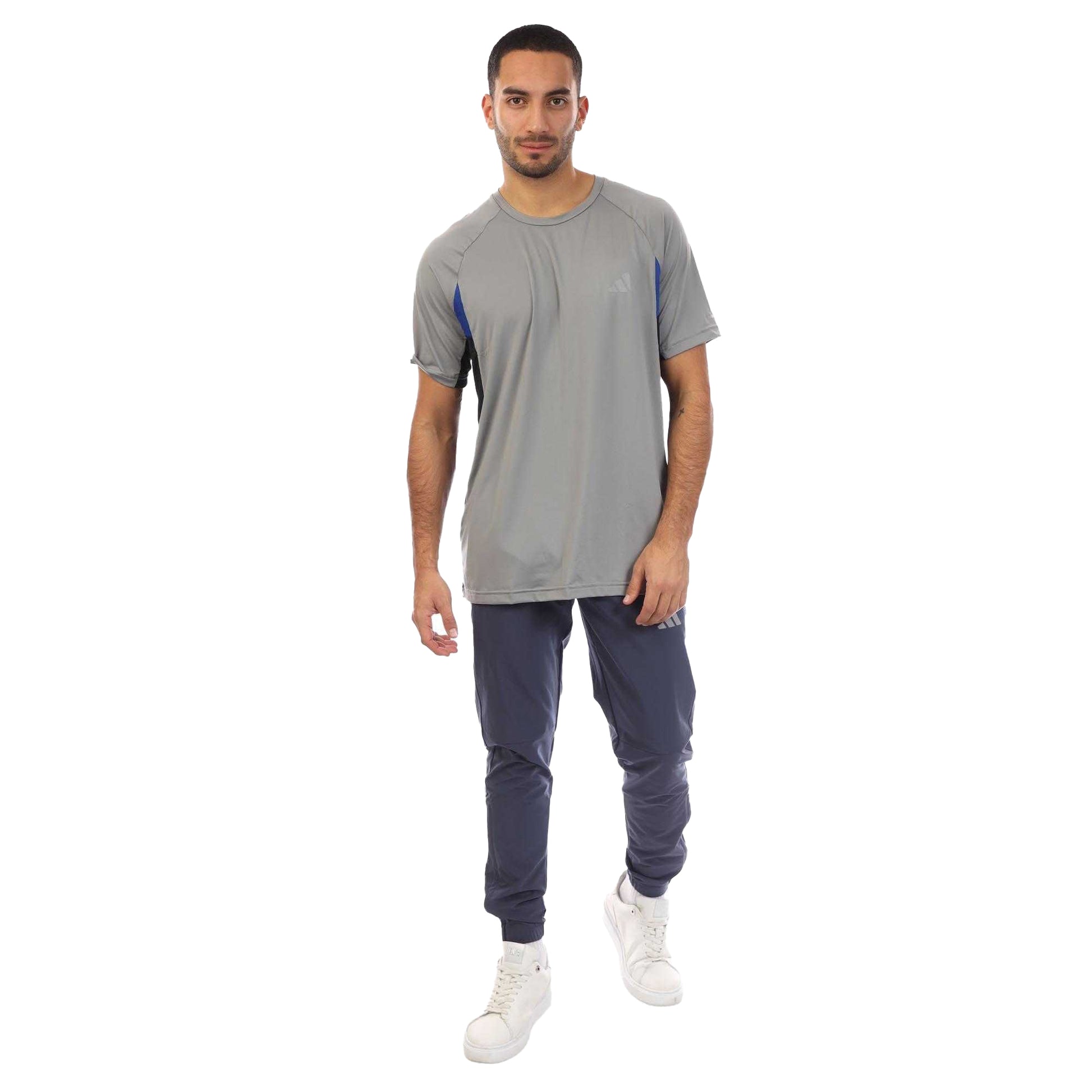 Grey - Side - Adidas Mens Climacool T-Shirt