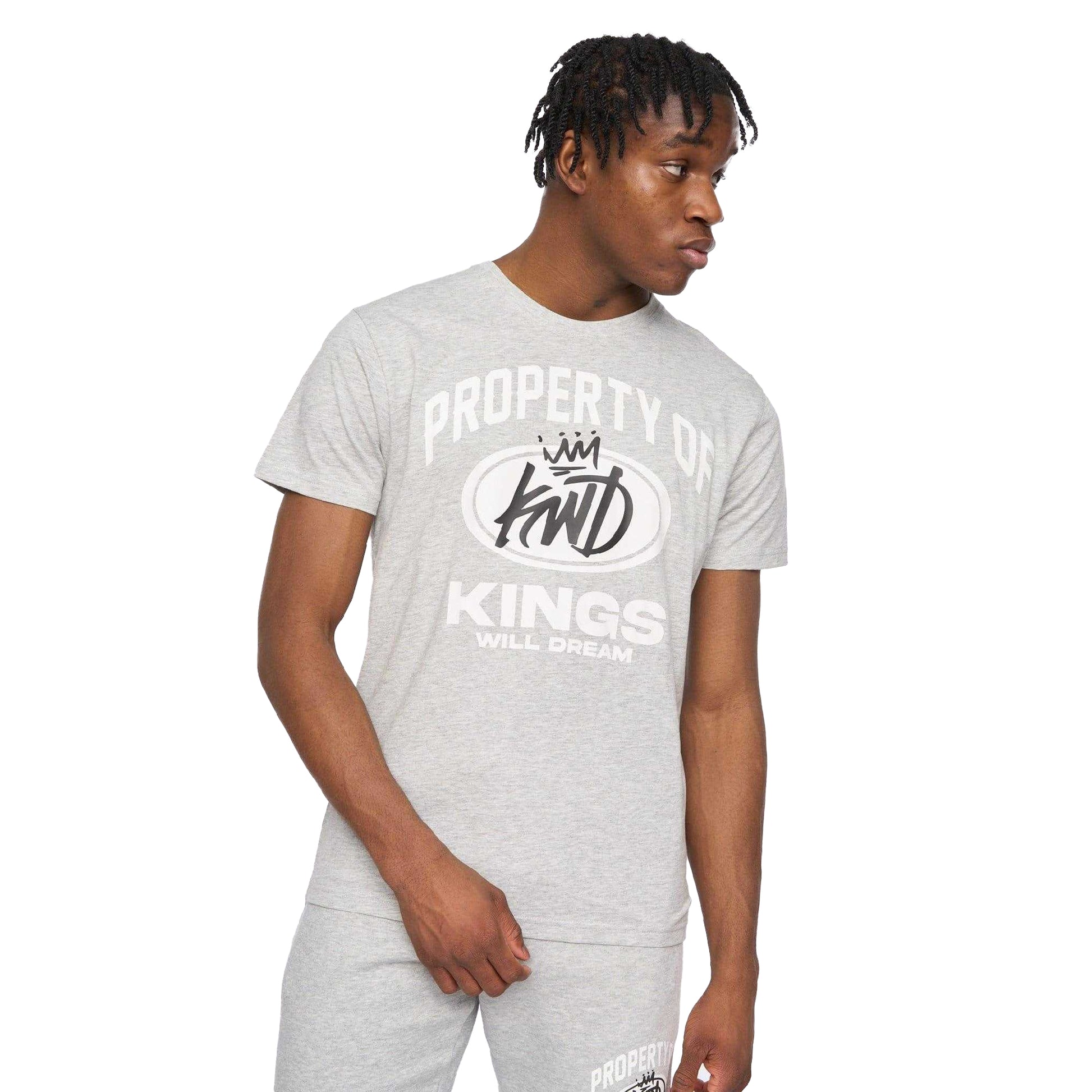 Grey - Side - Kings Will Dream Mens Prop T-Shirt