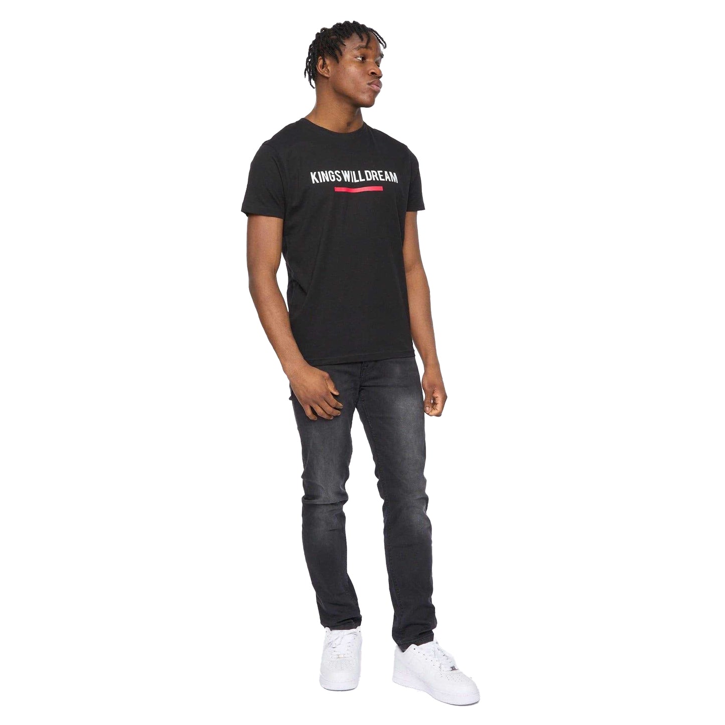 Black - Lifestyle - Kings Will Dream Mens Dollar Bills T-Shirt