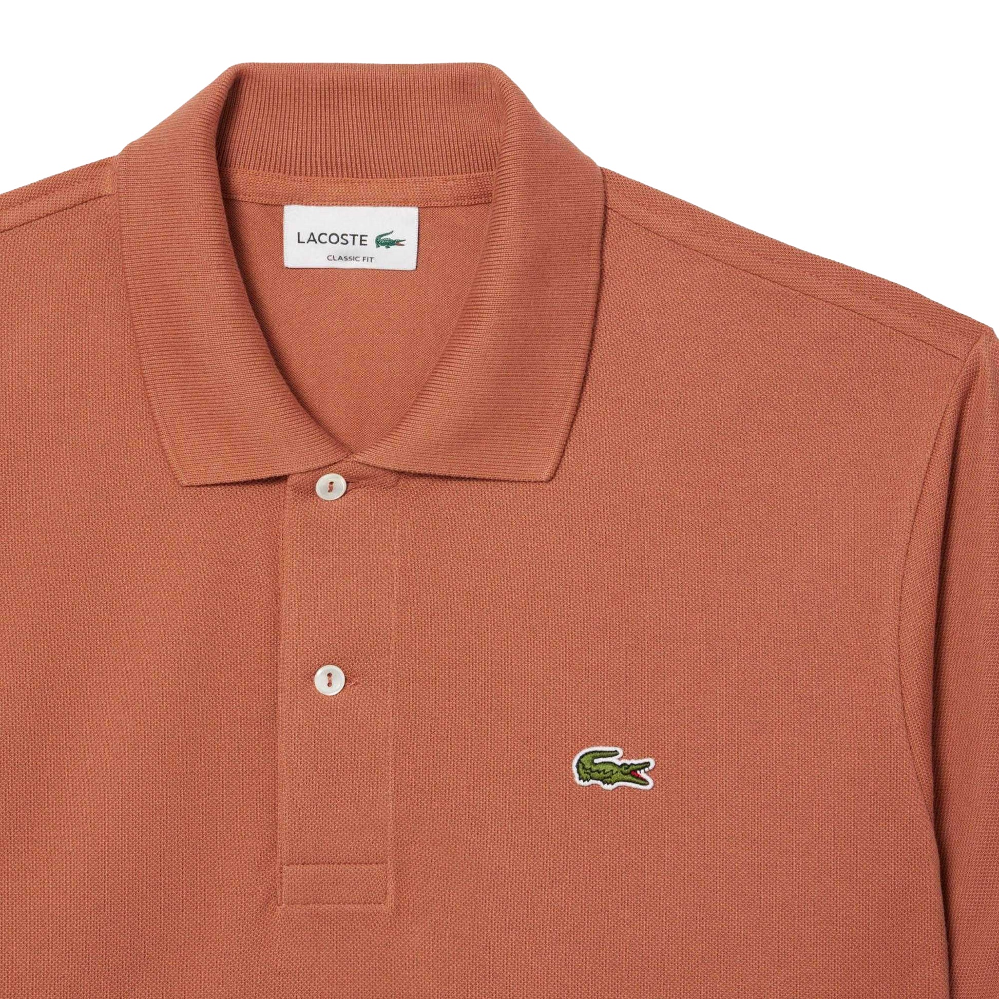 Light Brown - Pack Shot - Lacoste Mens L.12.12 Original Pique Classic Polo Shirt