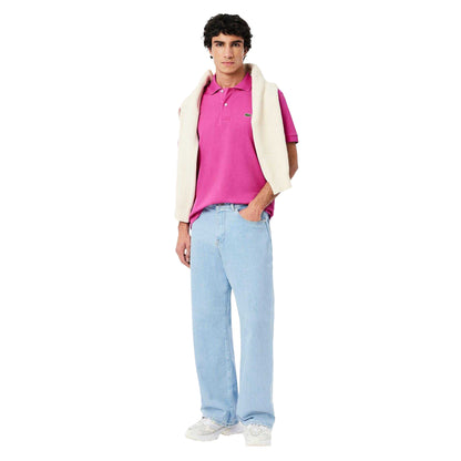 Pink - Lifestyle - Lacoste Mens L.12.12 Original Pique Classic Polo Shirt