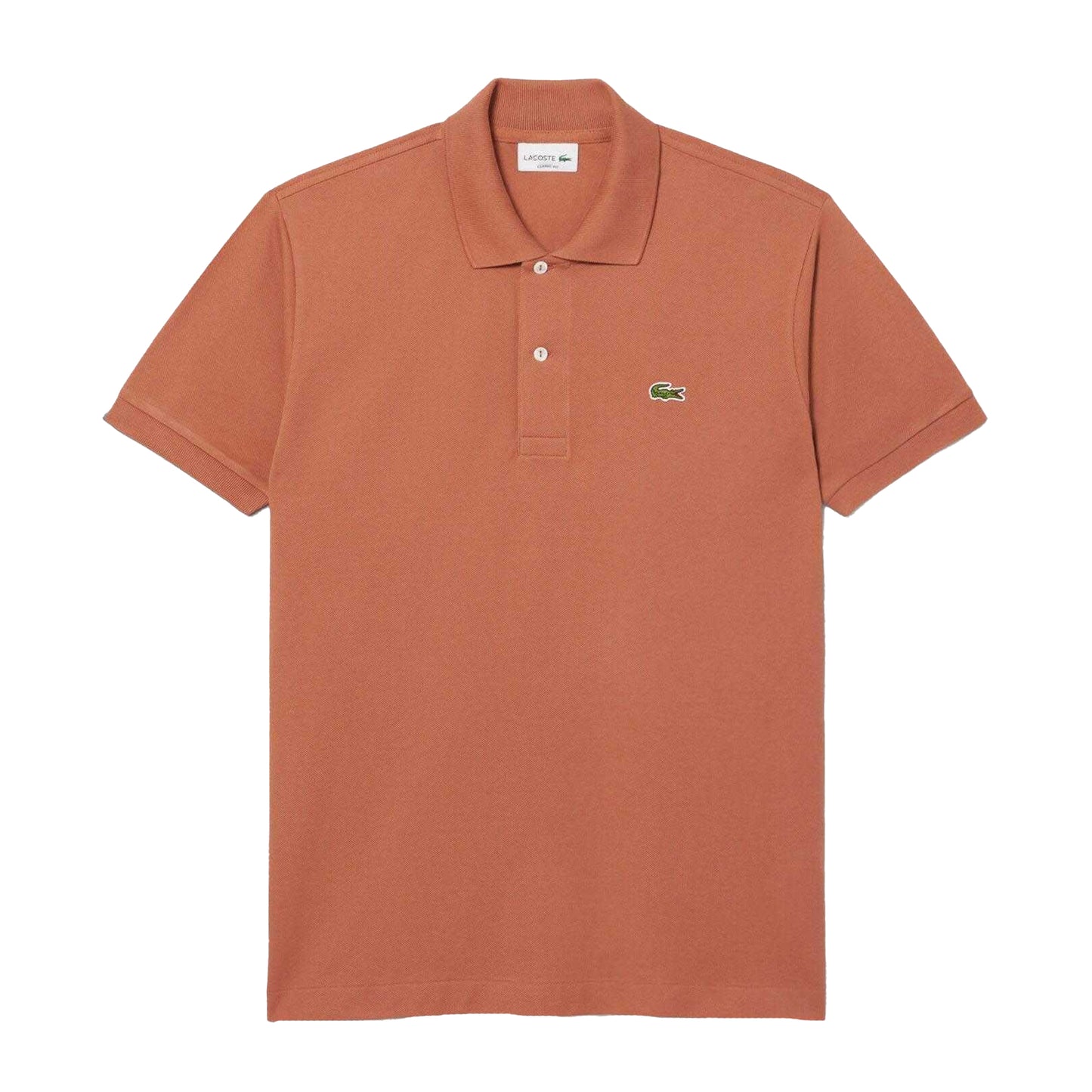 Light Brown - Front - Lacoste Mens L.12.12 Original Pique Classic Polo Shirt