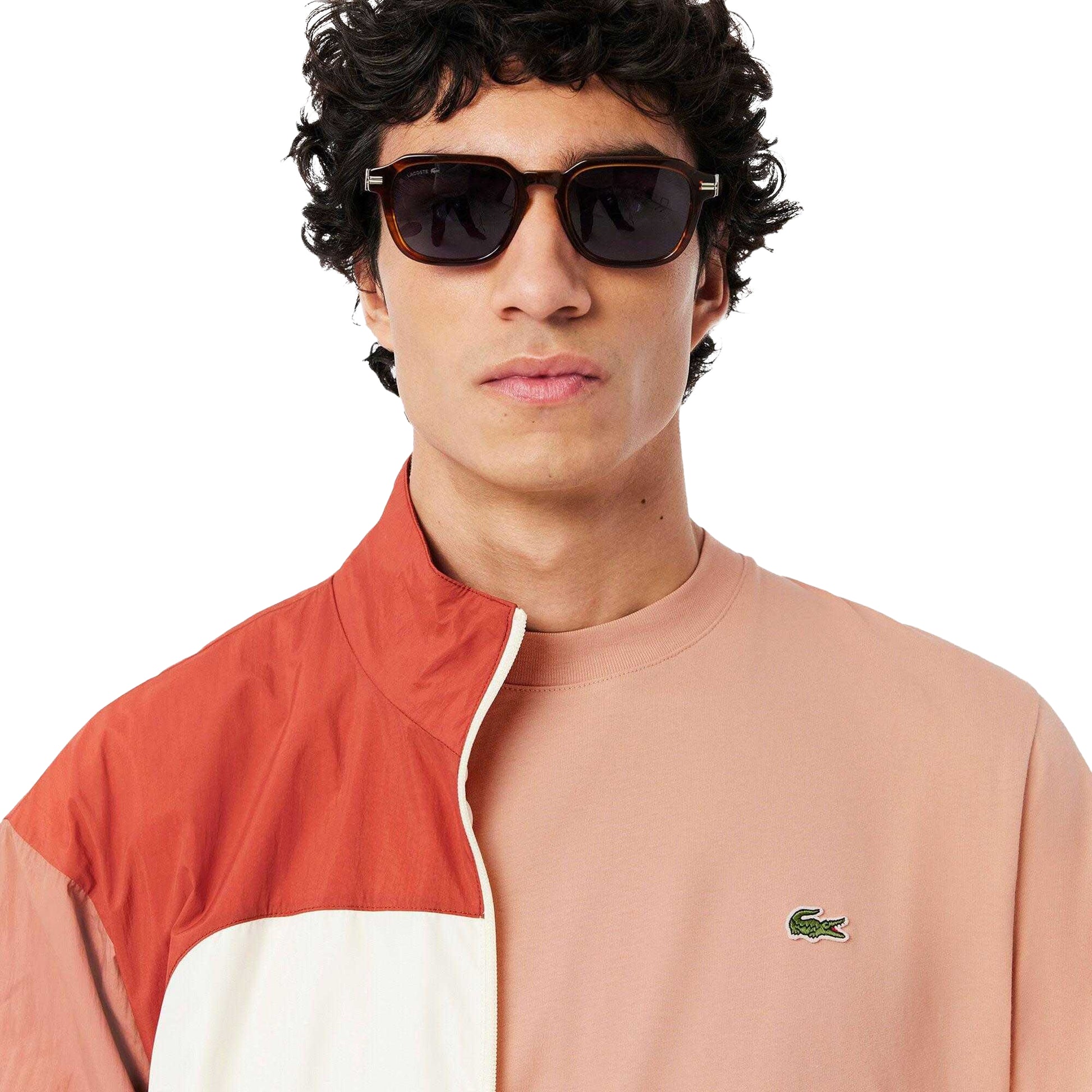 Orange - Pack Shot - Lacoste Mens Cotton T-Shirt