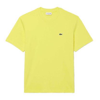 Yellow - Front - Lacoste Mens Cotton T-Shirt