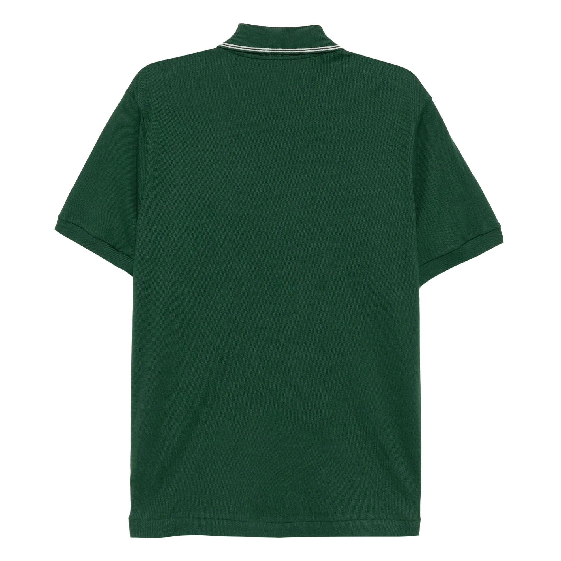 Green - Back - Lacoste Mens L.12.12 Embroidered Classic Polo Shirt