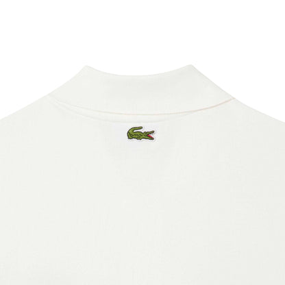 Cream - Side - Lacoste Mens L.12.12 Printed Classic Polo Shirt