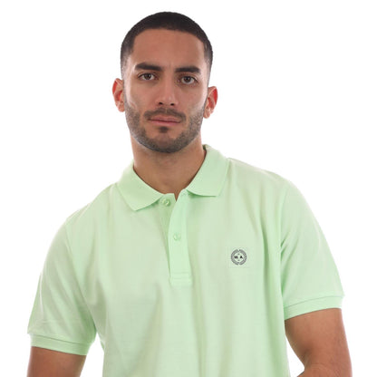 Green - Side - Marshall Artist Mens Marchio Polo Shirt