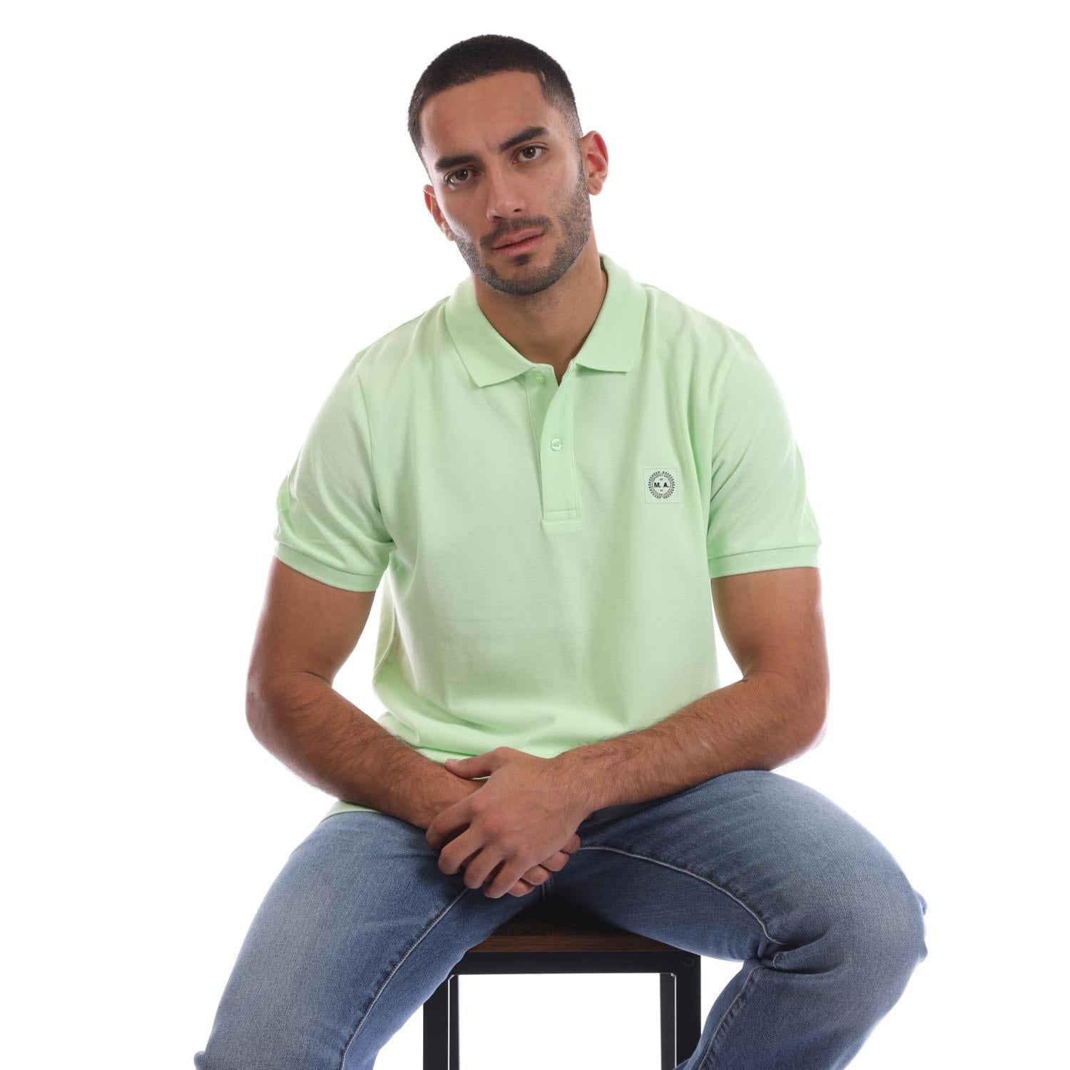 Green - Lifestyle - Marshall Artist Mens Marchio Polo Shirt