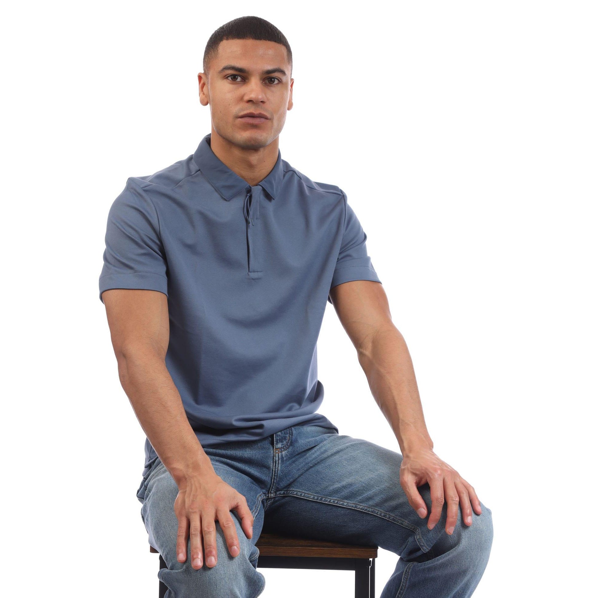 Blue - Lifestyle - Boss Mens P-Parris 07 Polo Shirt