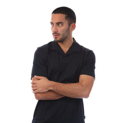 Blue - Side - Boss Mens H-Pye 18 Polo Shirt