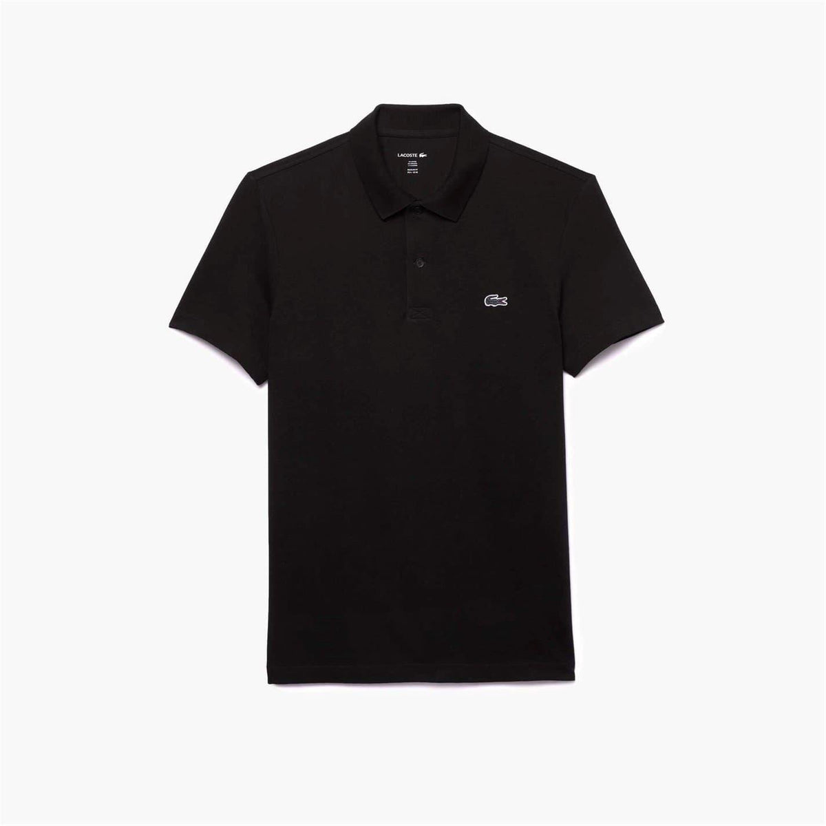 Black - Pack Shot - Lacoste Mens Cotton Blend Polo Shirt