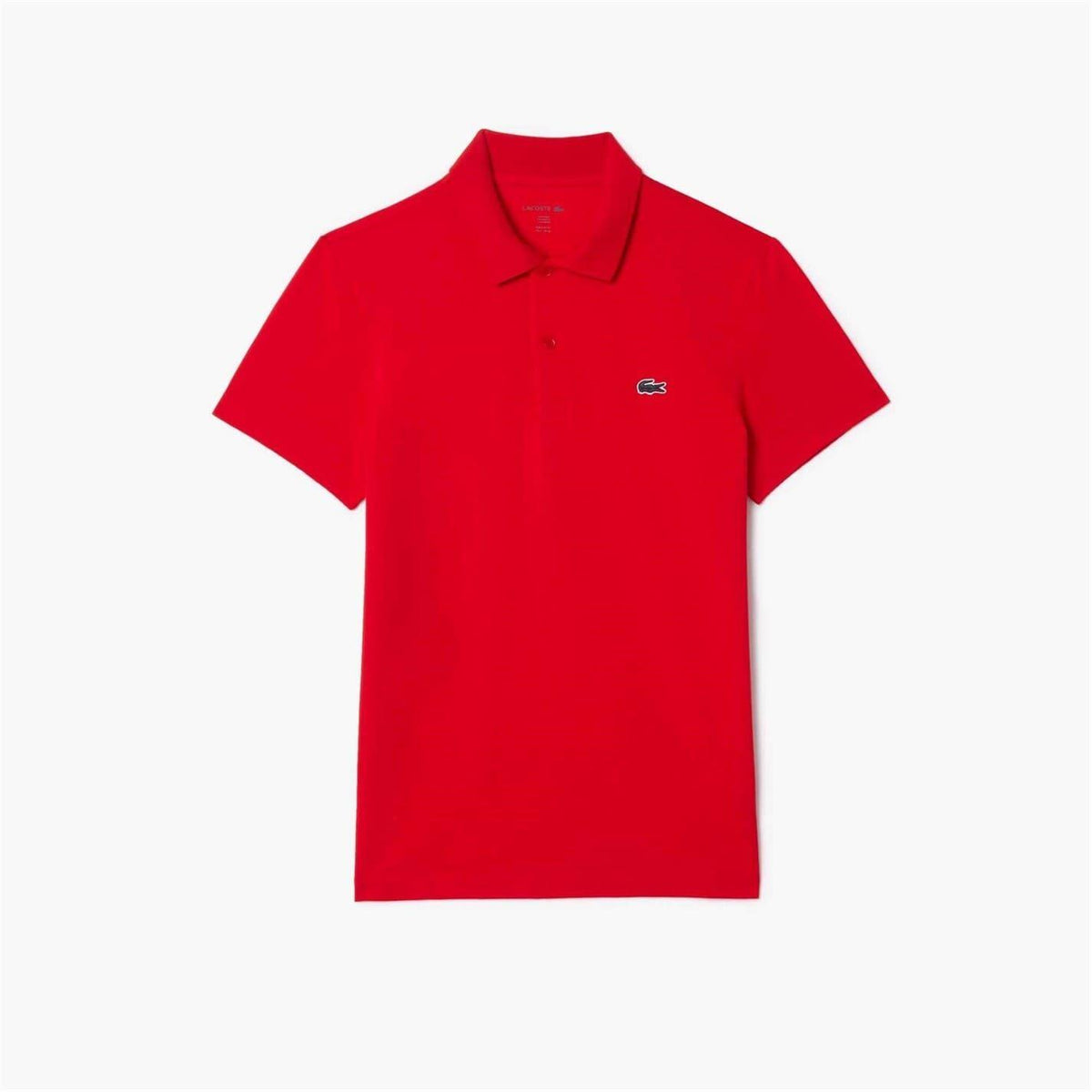 Red - Pack Shot - Lacoste Mens Cotton Blend Polo Shirt