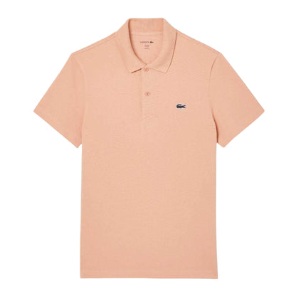 Orange - Front - Lacoste Mens Cotton Blend Polo Shirt