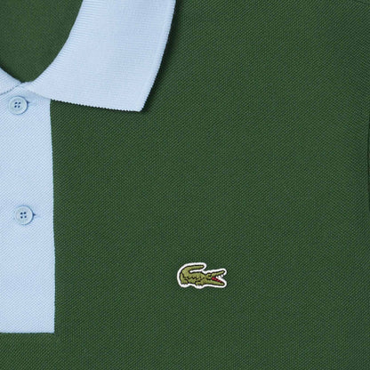 Green - Lifestyle - Lacoste Mens Contrast Collar Polo Shirt
