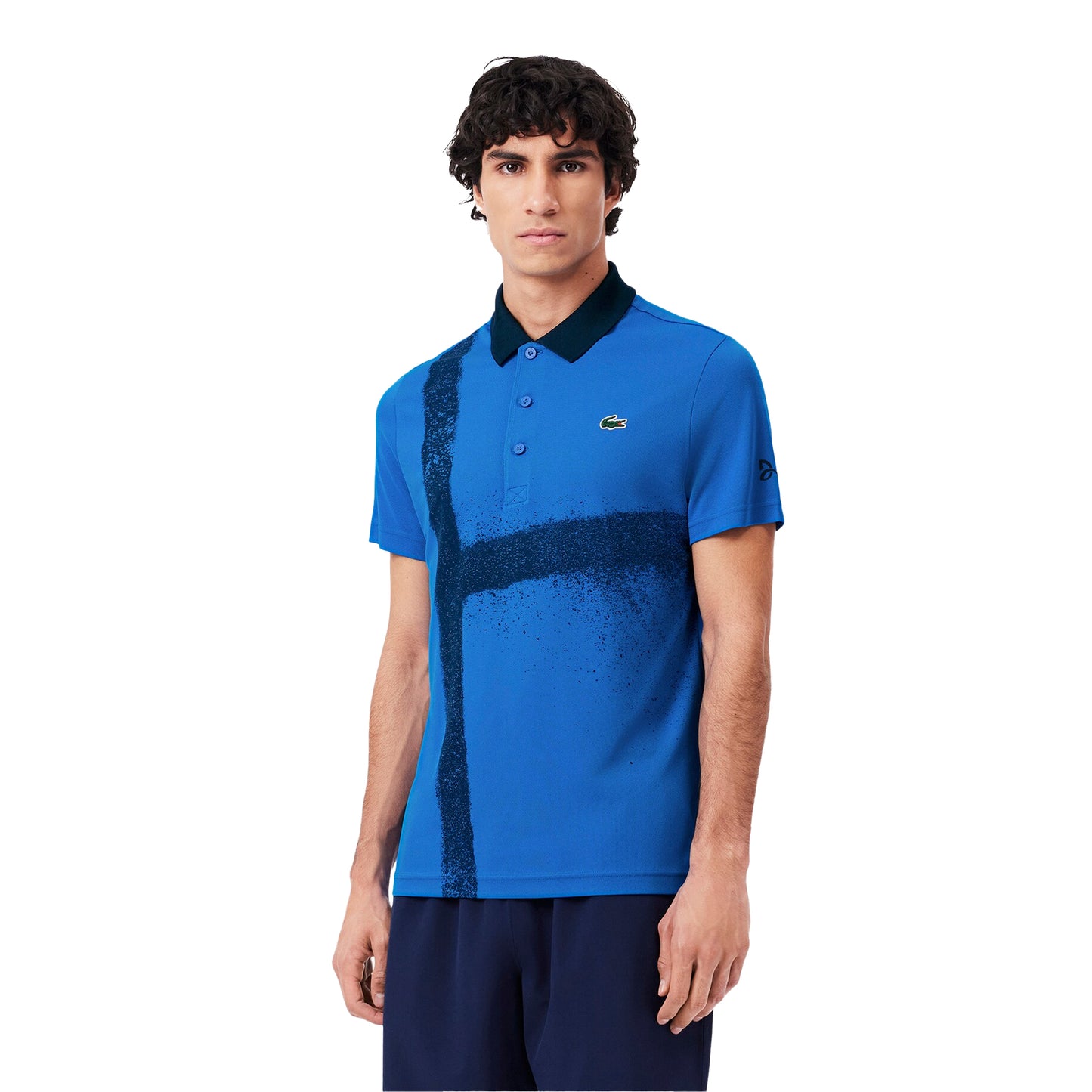 Blue - Pack Shot - Lacoste Mens Novak Djokovic Tennis Polo Shirt