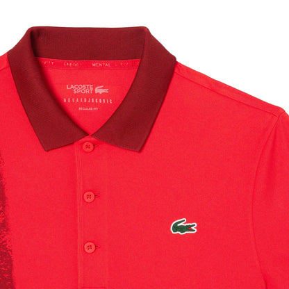 Red - Lifestyle - Lacoste Mens Novak Djokovic Tennis Polo Shirt
