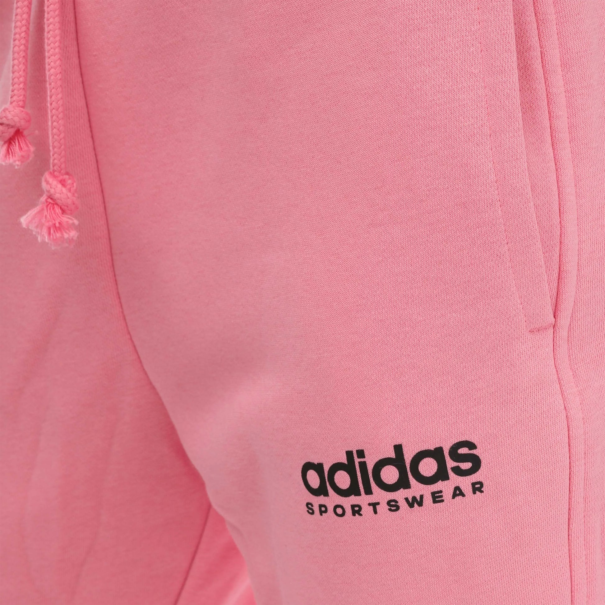 Pink - Side - Adidas Womens-Ladies All SZN Fleece Jogging Bottoms