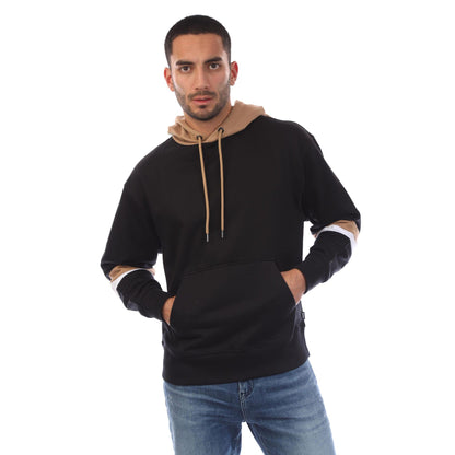 Black - Front - Boss Mens Sullivan 20 Hoodie