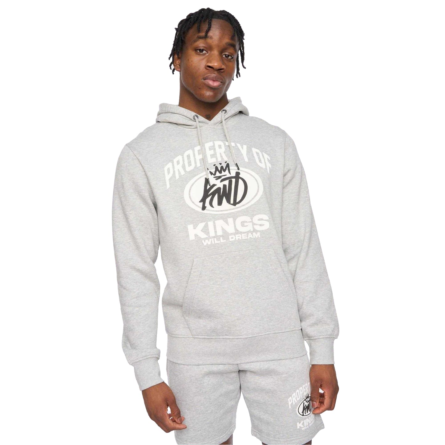 Grey - Lifestyle - Kings Will Dream Mens Overhead Hoodie