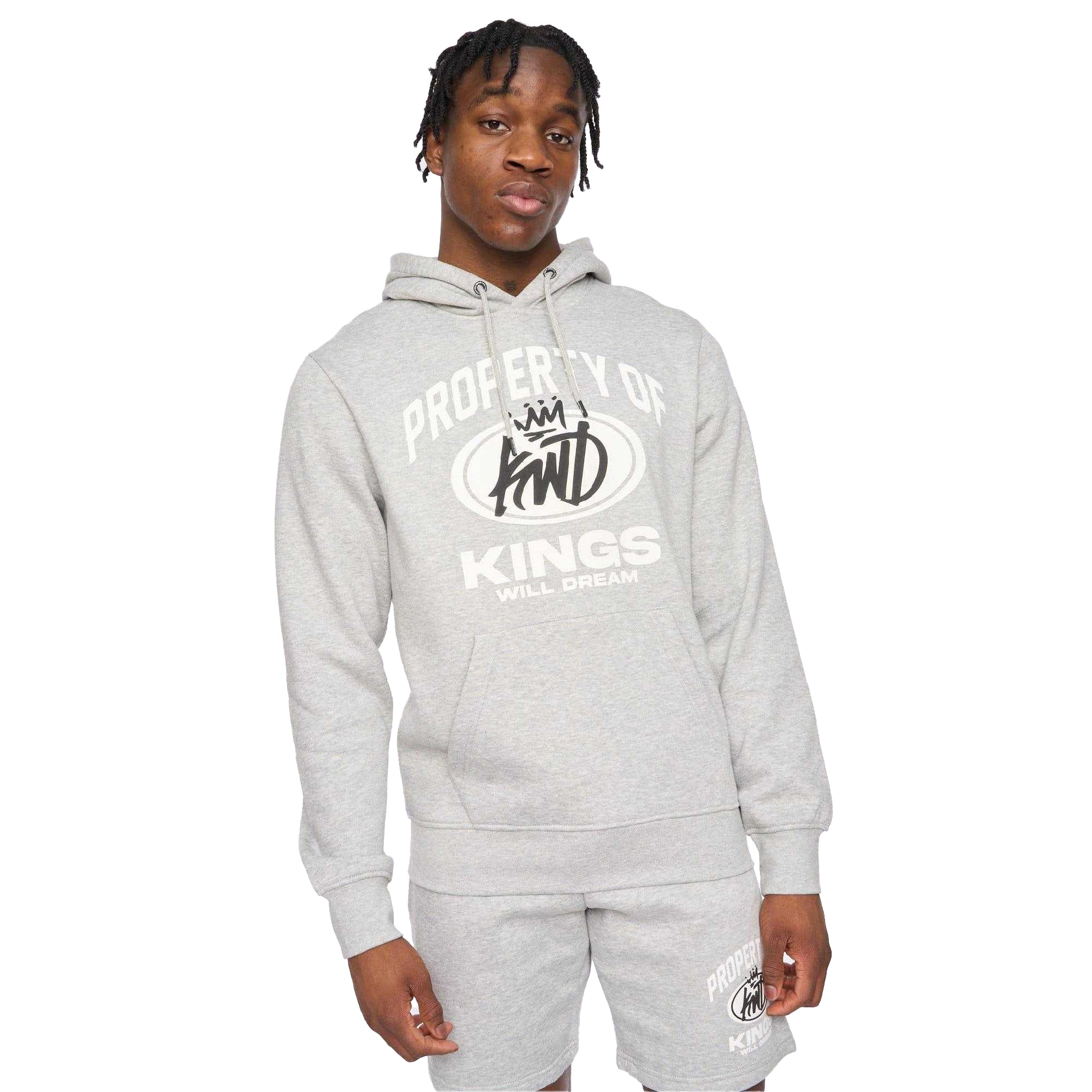 Grey - Lifestyle - Kings Will Dream Mens Overhead Hoodie