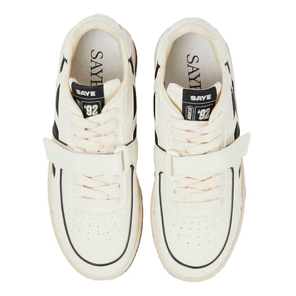 Black - Side - Saye Mens M92 Bold Trainers
