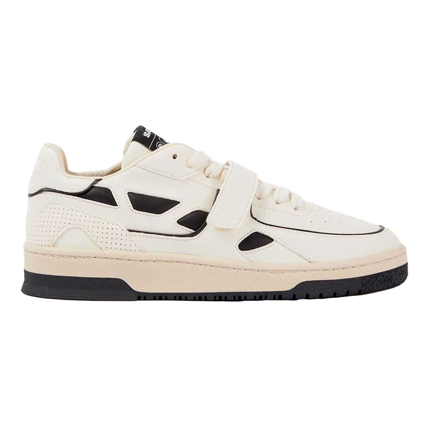 Black - Front - Saye Mens M92 Bold Trainers