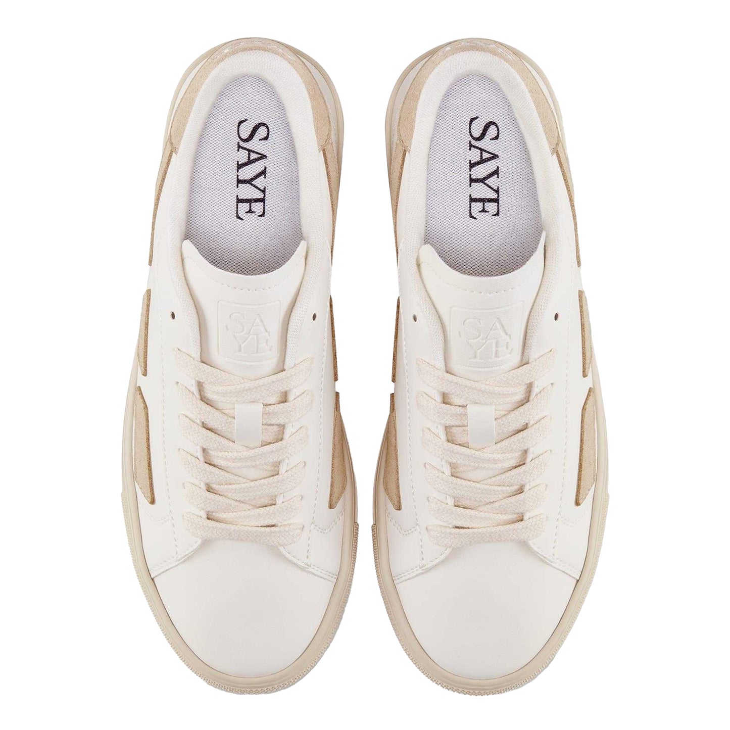 Sand - Side - Saye Womens-Ladies M99 Vegan Trainers
