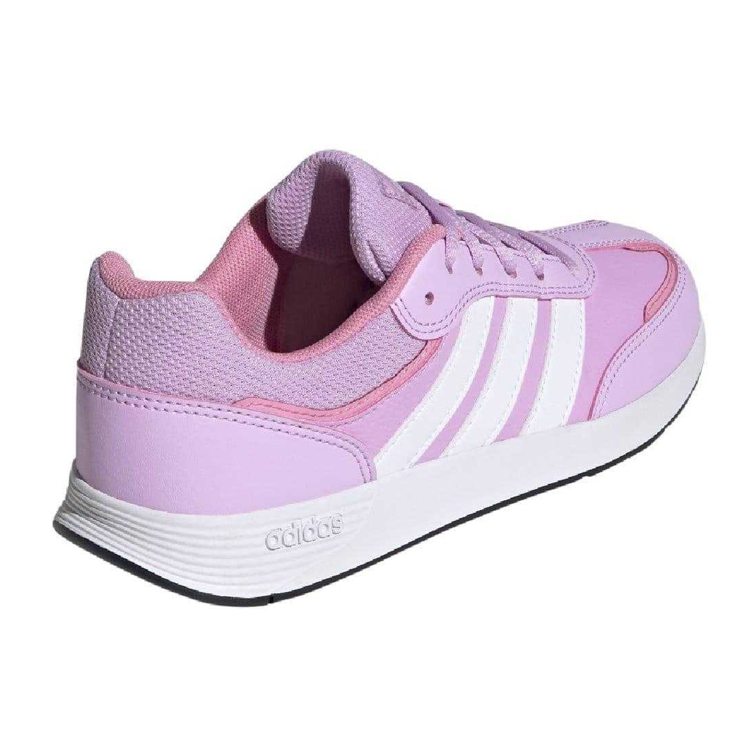 Purple - Back - Adidas Childrens-Kids Tensaur Switch Trainers
