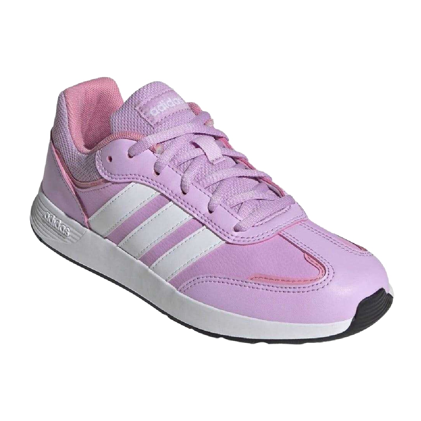 Purple - Front - Adidas Childrens-Kids Tensaur Switch Trainers